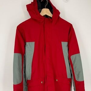 Lands' End Kids Squall Jacket Sz XL (18-20) Hooded Insulated Winter Coat 29" bin